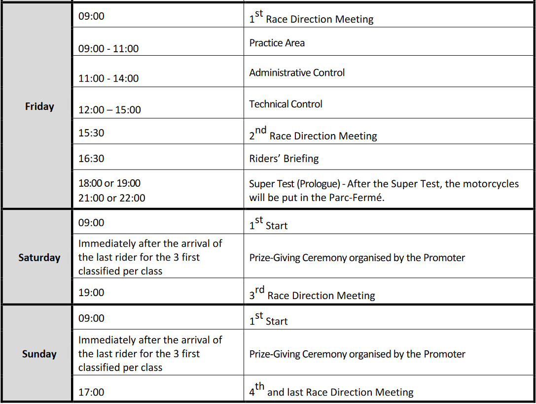 PROVISIONAL PROGRAM 1